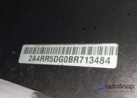 2011 Chrysler Town & Country Touring from USA, damaged, VIN 2A4RR5DG0BR713484